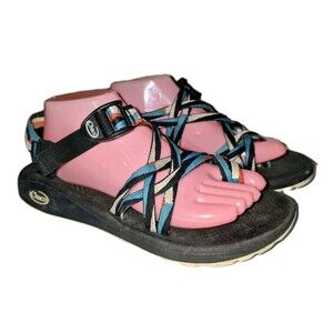 CHACO Z2 Cloud Sz 10 Colorful Toe Loop Hiking Beach Trail Water Boho Sandals